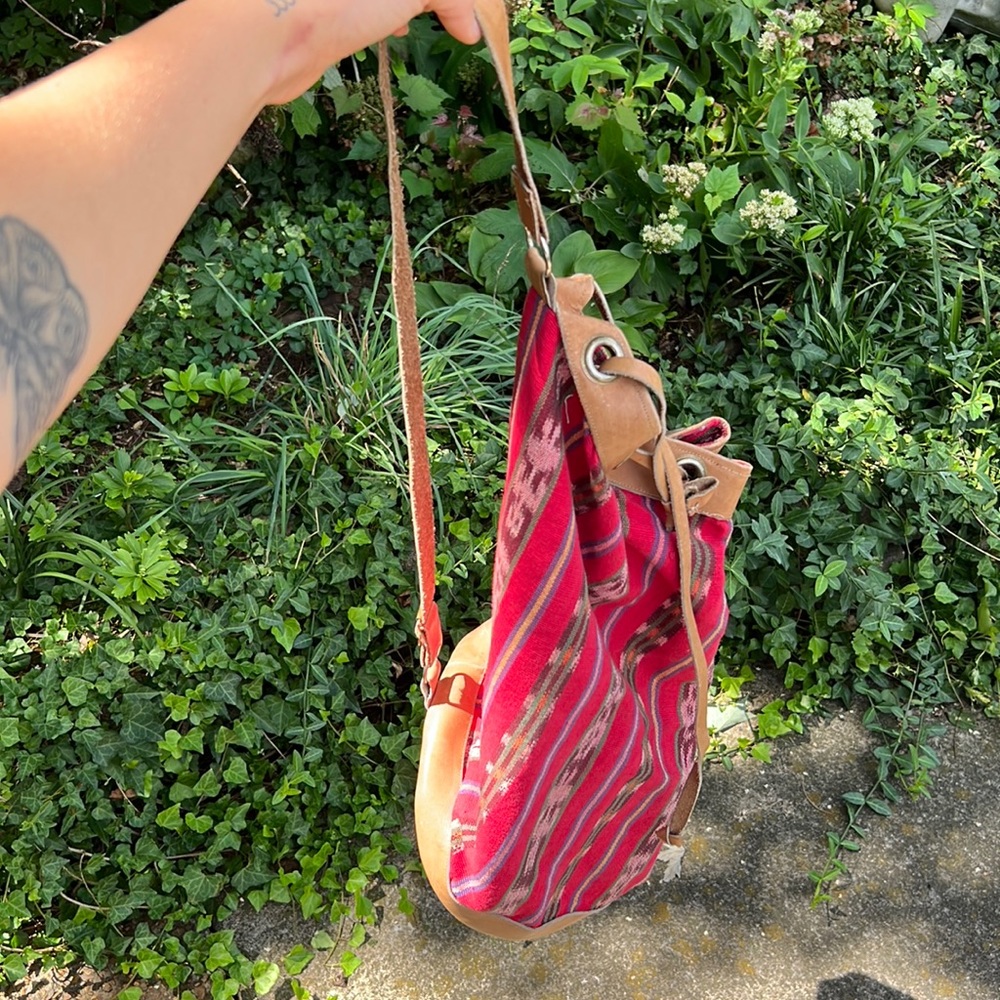Red Tribal Tote Bag